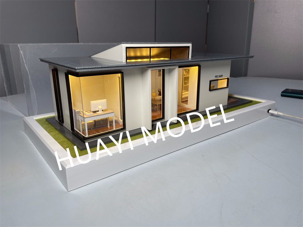 The sand table model of modular houses